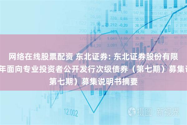 网络在线股票配资 东北证券: 东北证券股份有限公司2025年面向专业投资者公开发行次级债券(第七期)募集说明书摘要